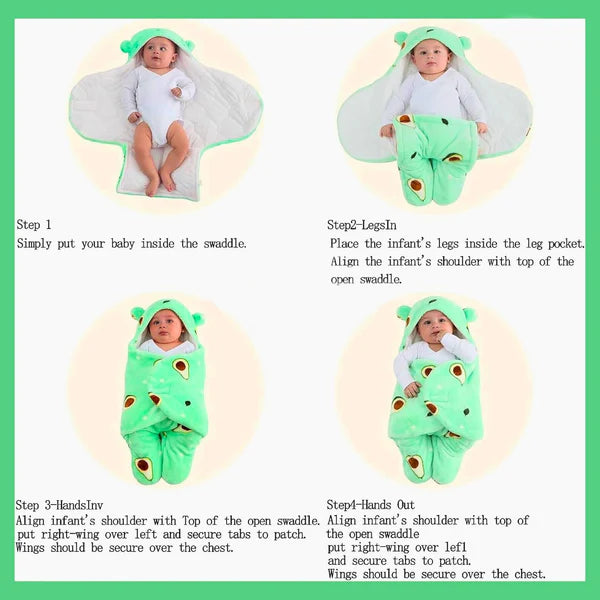 Baby Velvet Swaddle Bless This Baby Brown - Sunshine